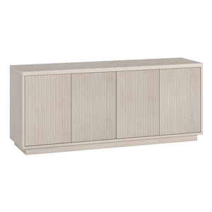 Hailey Home Hanson Rectangular TV Stand for TV's up to 65-in - Alder White