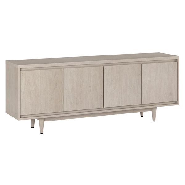 Hailey Home Aelin Rectangular TV Stand for TV's up to 75-in - Alder White