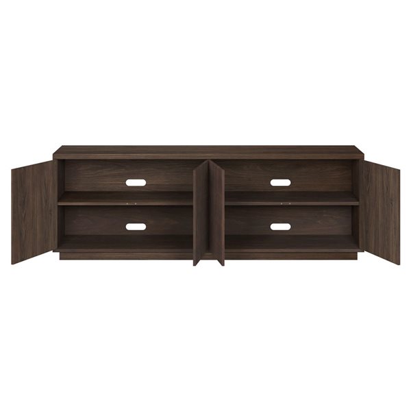 Hailey Home Hanson Rectangular TV Stand for TV's up to 75-in - Alder Brown