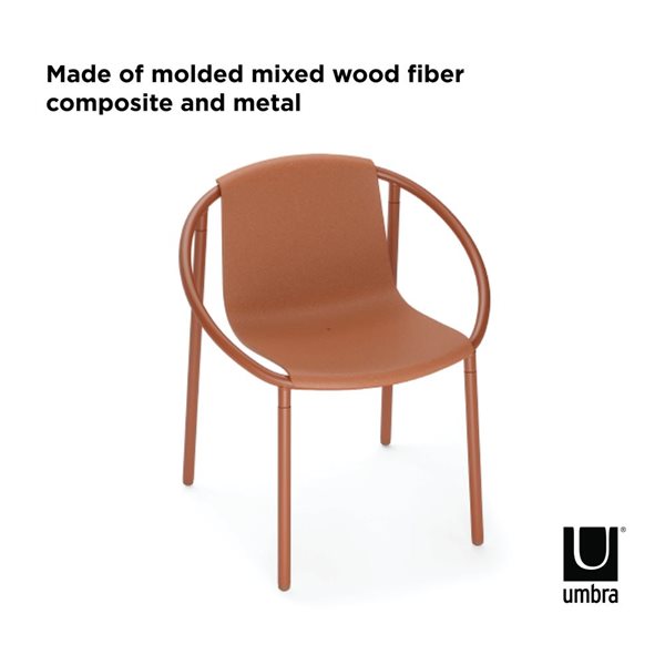 Umbra Ringo Stackable Casual Contemporary Armchair - Sierra