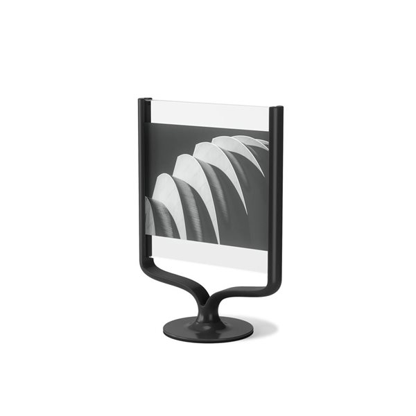 Cadre photo de table en aluminium Wishbone par Umbra 9,9 po h., noir