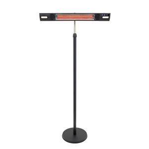 EnerG+ 5,100 BTU Outdoor Florestanding Infrared Electric Patio Heater with LED and Remote