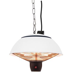 Westinghouse 5,100 BTU White Outdoor Hanging Infrared Electric Patio Heater