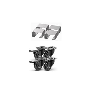 Lot de 4 roues LE MARQUIER Signature pour cuisine extérieure