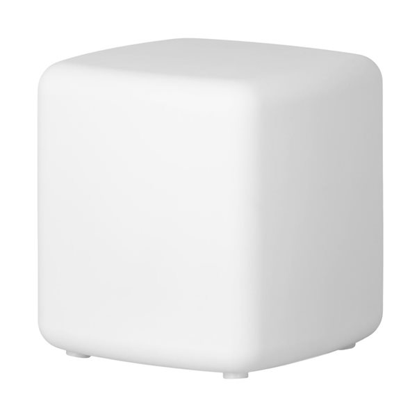 South Shore Sweedi 16-in White Polyethylene Square Kids Stool/End Table