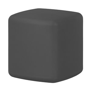 Tabouret/table d'appoint pour enfant Sweedi par South Shore 16 po en polyéthylène gris foncé