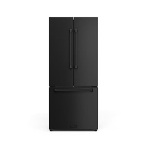 Thor Kitchen Gordon Ramsay  30-in French Door Refrigerator with Ice Maker - Black