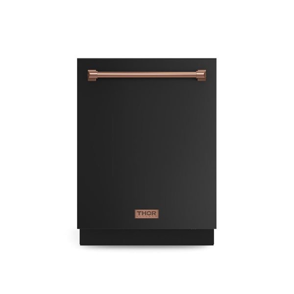 Thor Kitchen Gordon Ramsay 24-in Professional Dishwasher - Black/Rose Gold