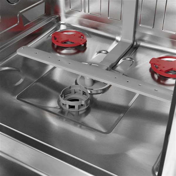 Thor Kitchen Gordon Ramsay 24-in Professional Dishwasher - Black/Stainless Steel