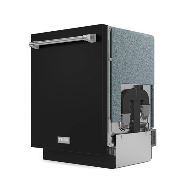 Thor Kitchen Gordon Ramsay 24-in Professional Dishwasher - Black/Stainless Steel