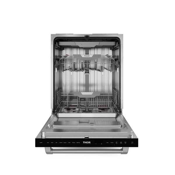 Thor Kitchen Gordon Ramsay 24-in Professional Dishwasher - Black/Stainless Steel