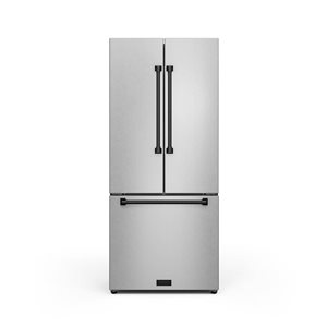 Thor Kitchen Gordon Ramsay  30-in French Door Refrigerator with Ice Maker - Stainless Steel/Black