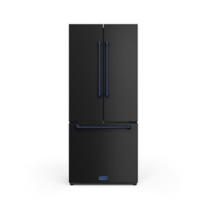 Thor Kitchen Gordon Ramsay  30-in French Door Refrigerator with Ice Maker - Black/Navy Blue
