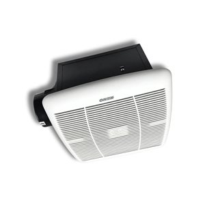 Ventilateur de salle de bains à 2 vitesses ONEX 110 pi³/min blanc à installation au plafond avec lumière