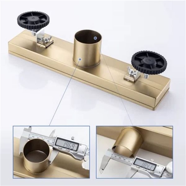 RAINLEX 12-in W Linear Stainless Steel Shower Drain - Brushed Gold