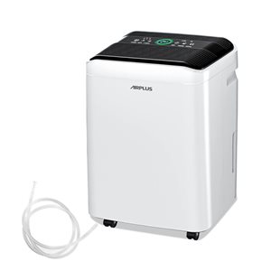 Edendirect 24-L 4500-ft² Bedroom Dehumidifier w/ Bucket and Drainage Hose - White