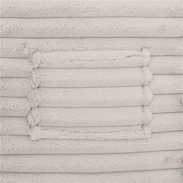 Sealy Bala 5-ft dia Taupe Corduroy and Foam Bean Bag