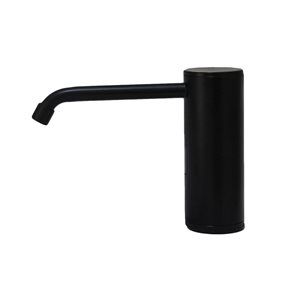 Frost Matte Black Metal Deck-Mount Automatic Liquid Soap/Sanitizer Dispenser