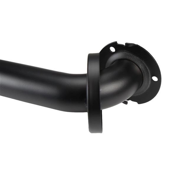 Frost 36-in L Matte Black Stainless Steel Wall-Mount Straight Grab Bar