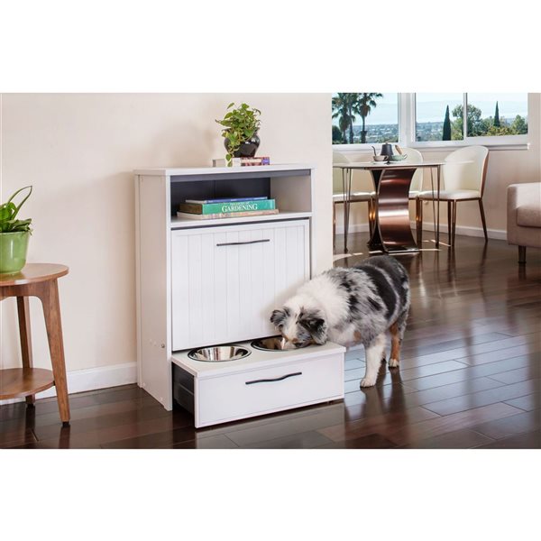 New Age Pet Brea Dinner Pantry - Antique White