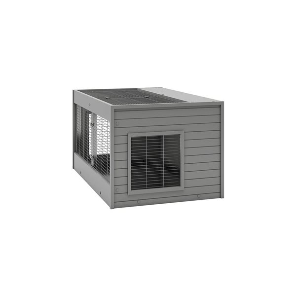 New Age Pet Cozy Critter Connect-a-Hutch - Grey