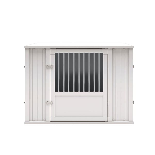 New Age Pet Flexidoor Large Pet Crate - Antique White