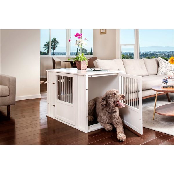 New Age Pet Flexidoor Large Pet Crate - Antique White