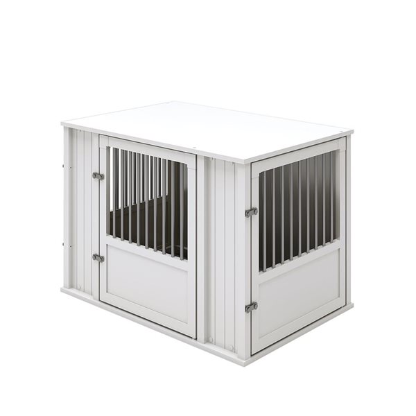 New Age Pet Flexidoor Large Pet Crate - Antique White