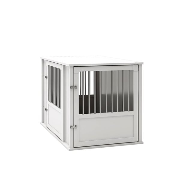 New Age Pet Flexidoor Large Pet Crate - Antique White