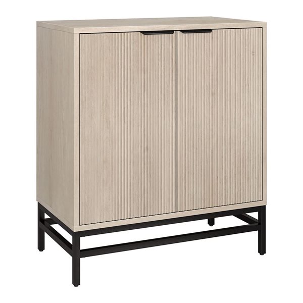 Hailey Home Montello 28 W x 32 H x 16-in D Alder White Rectangular Accent Cabinet Sideboard