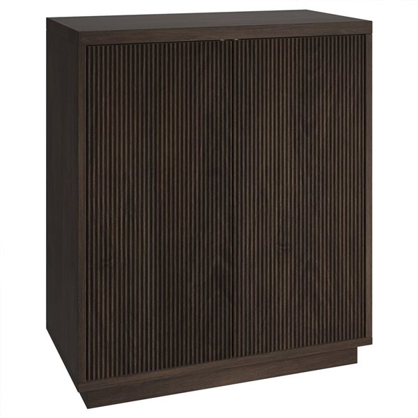 Hailey Home Alston 28 W x 32 H x 14-in D Alder Brown Rectangular Accent Cabinet Sideboard