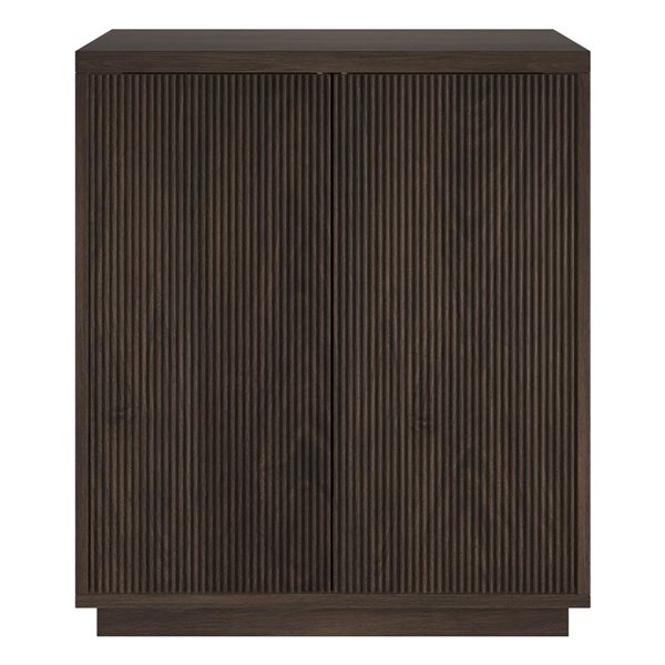 Hailey Home Alston 28 W x 32 H x 14-in D Alder Brown Rectangular Accent Cabinet Sideboard