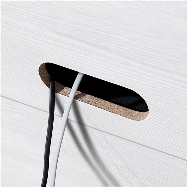 Hailey Home Bennett 32 W x 32 H x 14-in D White Rectangular Accent Cabinet Sideboard