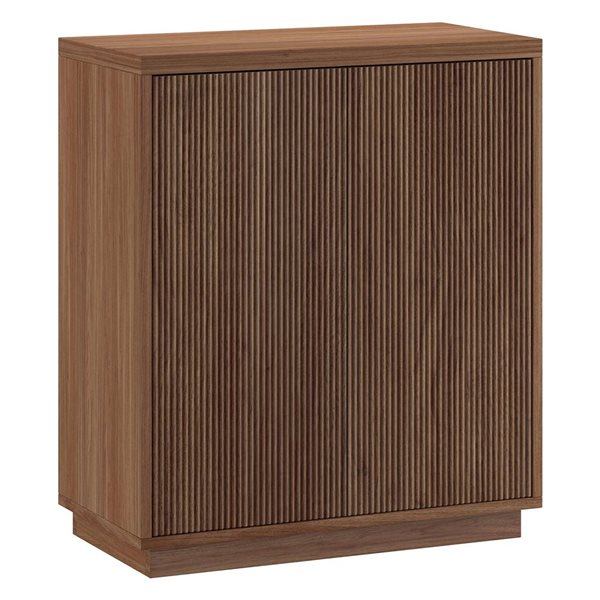 Hailey Home Alston 28 W x 32 H x 14-in D Satin Walnut Rectangular Accent Cabinet Sideboard