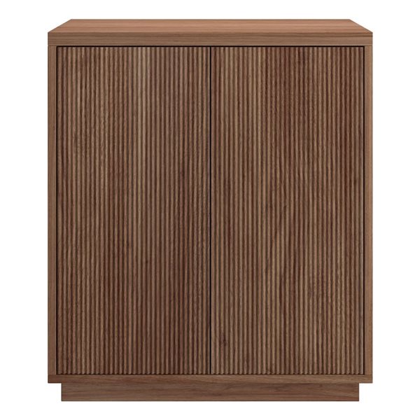 Hailey Home Alston 28 W x 32 H x 14-in D Satin Walnut Rectangular Accent Cabinet Sideboard