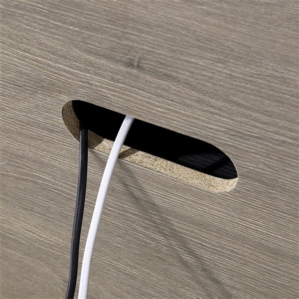 Hailey Home Tillman 28 W x 32 H x 14-in D Antiqued Gray Oak Rectangular Accent Cabinet Sideboard