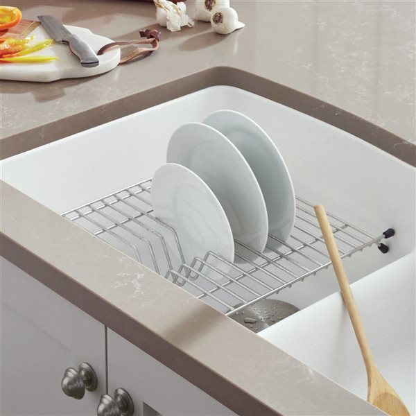 Égouttoir à vaisselle pour éviers Diamond 50/50 de BLANCO, acier inoxydable
