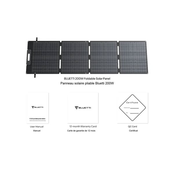 BLUETTI SP200L Portable Foldable Solar Panel - 200 W