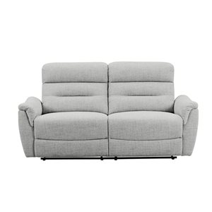 Causeuse inclinable électrique Cain 76 po Levoluxe, gris