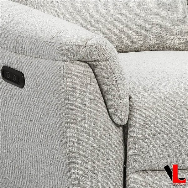 Levoluxe Cain 76-in Power Reclining Sofa - Beige