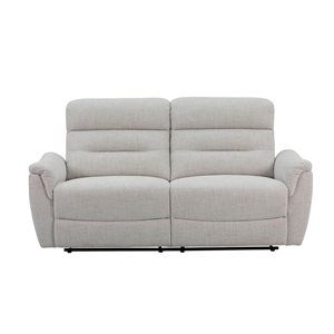 Causeuse inclinable électrique Cain 76 po Levoluxe, beige