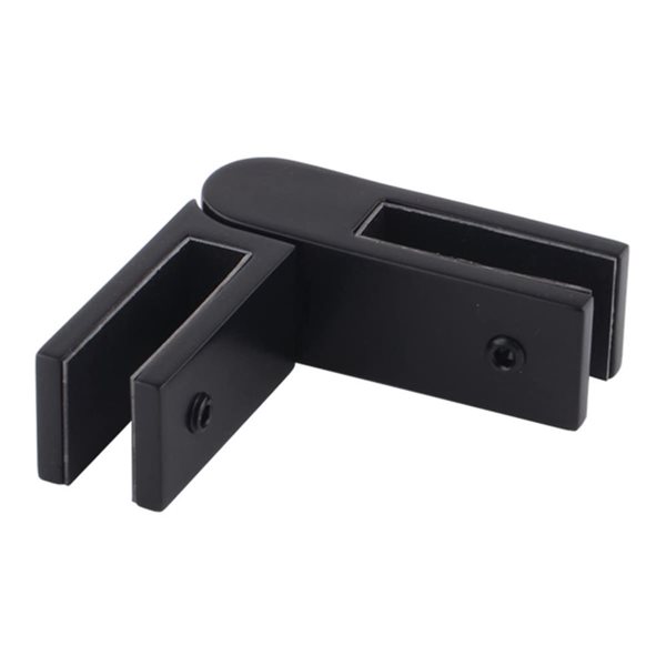 DIY Wholesale Glass Railings Adjustable Glass Panel Connector - Matte Black