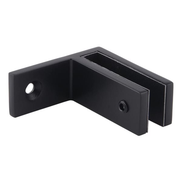 DIY Wholesale Glass Railings Glass Panel Wall Connector - Matte Black