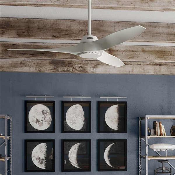 Hunter 52-in Mosley Ceiling Fan - White