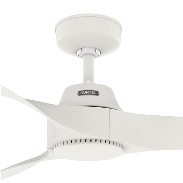 Hunter 52-in Mosley Ceiling Fan - White