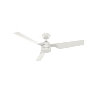 Ventilateur de plafond Cabo Frio 52 po de Hunter, blanc