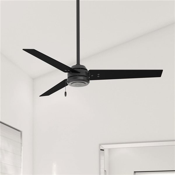 Hunter 52-in Cassius Ceiling Fan - Matte Black