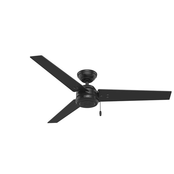 Hunter 52-in Cassius Ceiling Fan - Matte Black