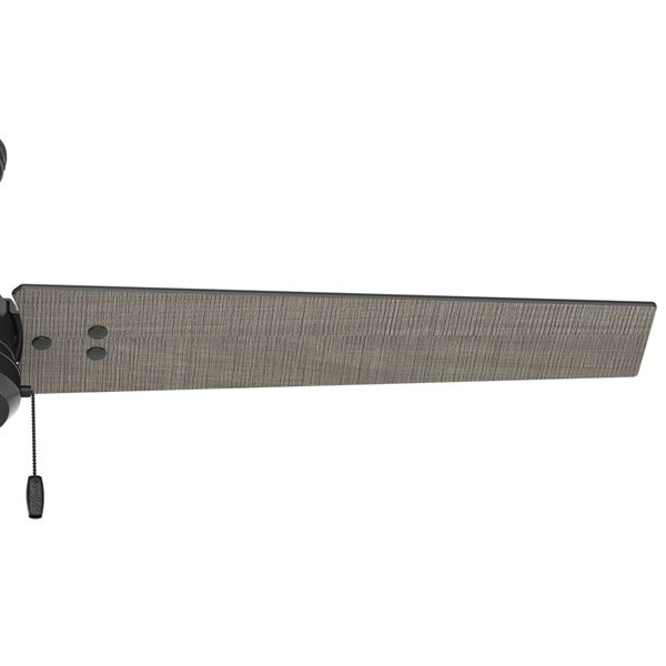 Hunter 52-in Cassius Ceiling Fan - Matte Black