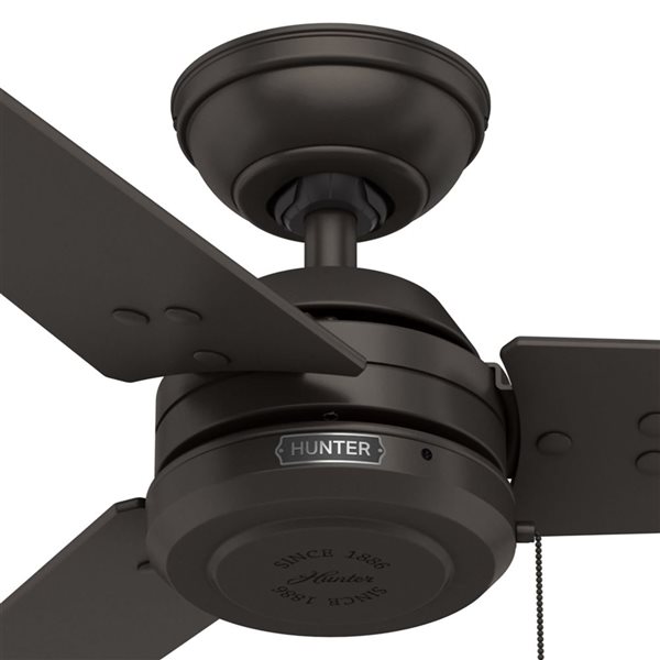 Ventilateur de plafond Cassius 52 po de Hunter, bronze brossé